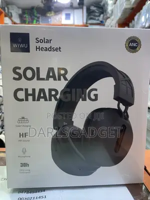 Wiwu Solar Charging Anc Wireless Headset With 30h Battery Life