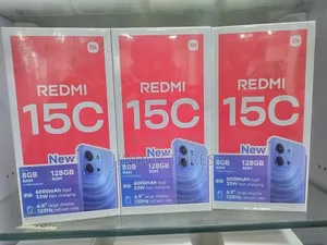 New Xiaomi Redmi 15C 4G 128 GB Black