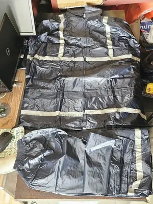 Safety Heavy Duty 2-pc Polyester Reflective Raincoat