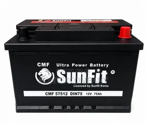 Sunfit CMF 57512 Din75 Battery — 12v 75ah