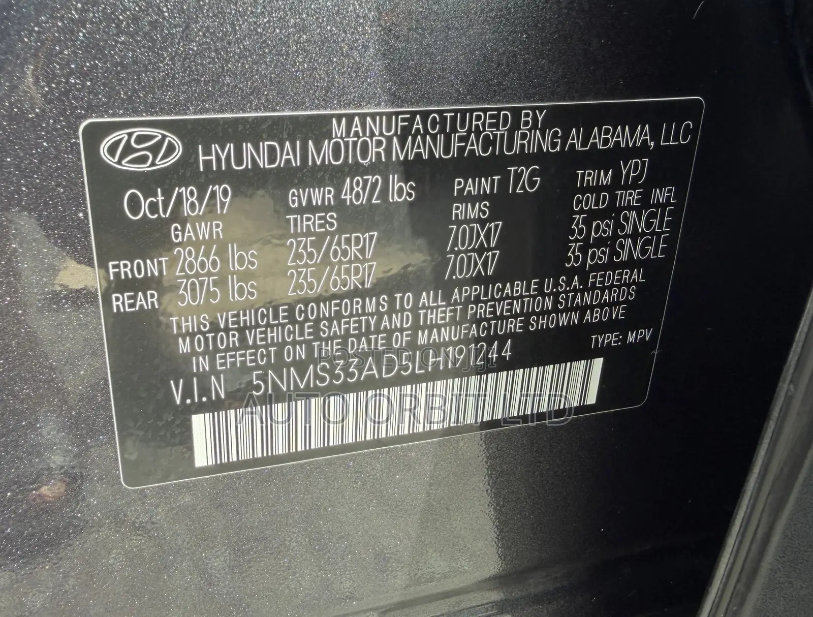 Hyundai Santa Fe 2020 Gray