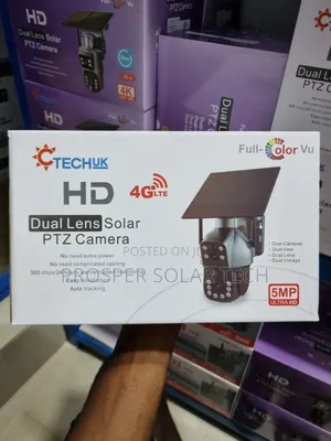 Dual Lens Solar 4g PTZ Camera