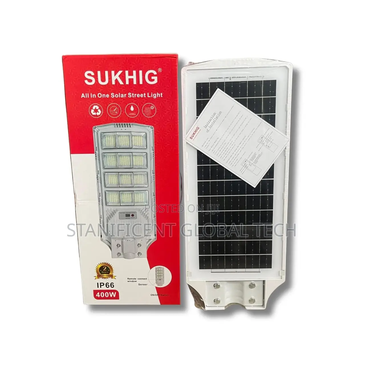 Sukhig 400watts All in One Solar Street Light