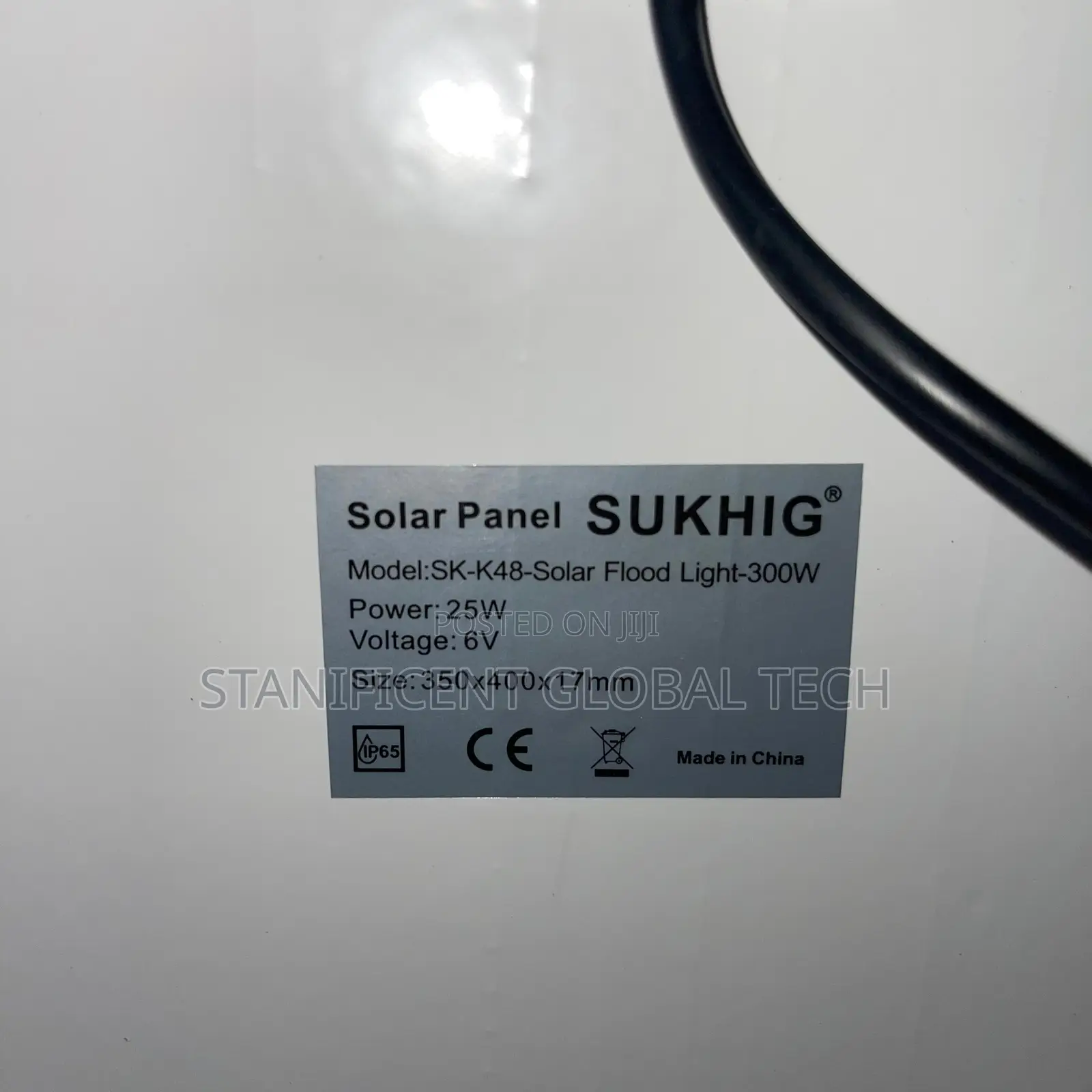 Sukhig 300watts Solar Flood Light With 25watts Solar Panel