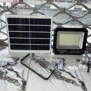 Sukhig 300watts Solar Flood Light With 25watts Solar Panel