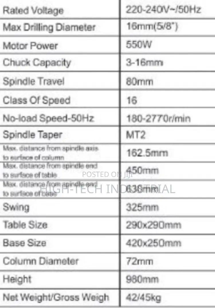 16mm Mpt Drill Press