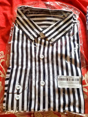 Hot New Men's Formal Shirts Long Sleeve Anti-wrinkle Office Stripped