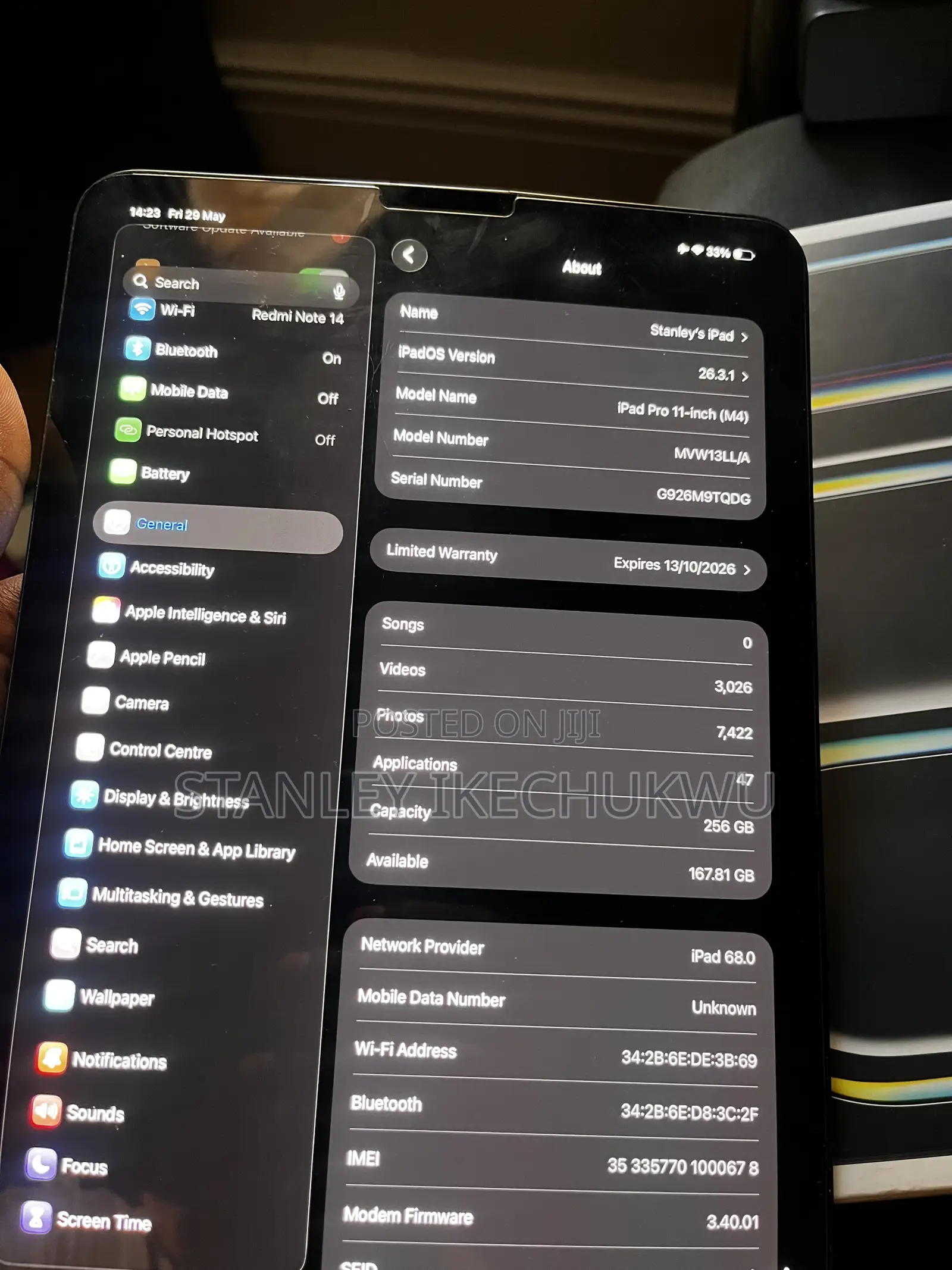 Apple iPad Pro 11 (2025) 256 GB Black