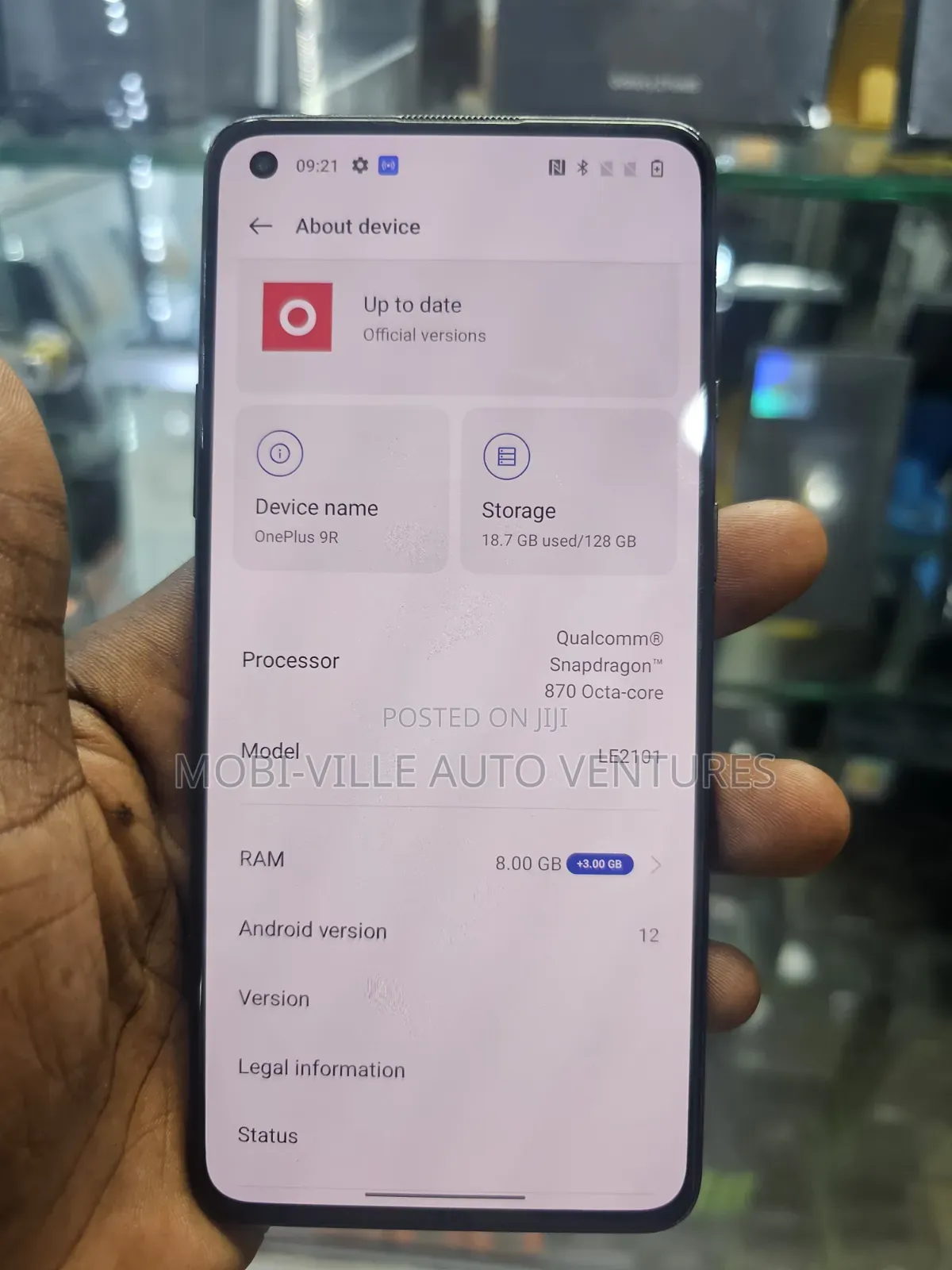 OnePlus 9R 128 GB Black