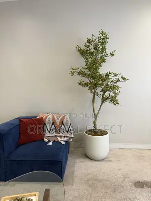 Nude Orion Pot Styled With Artificial Osman Tree |Luxury Décor Nigeria