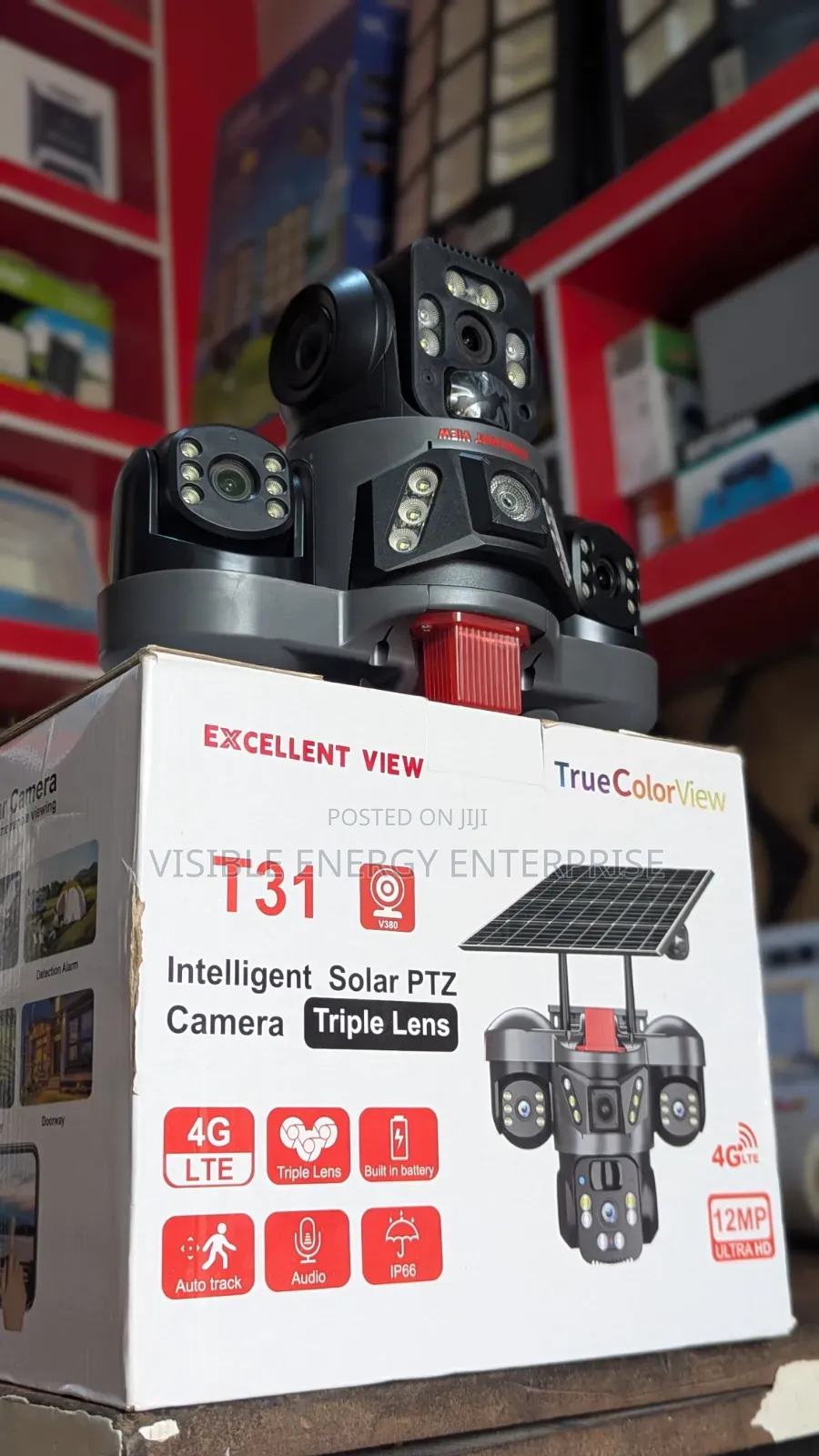 Triple Lens T31 Intelligent Solar PTZ Camera