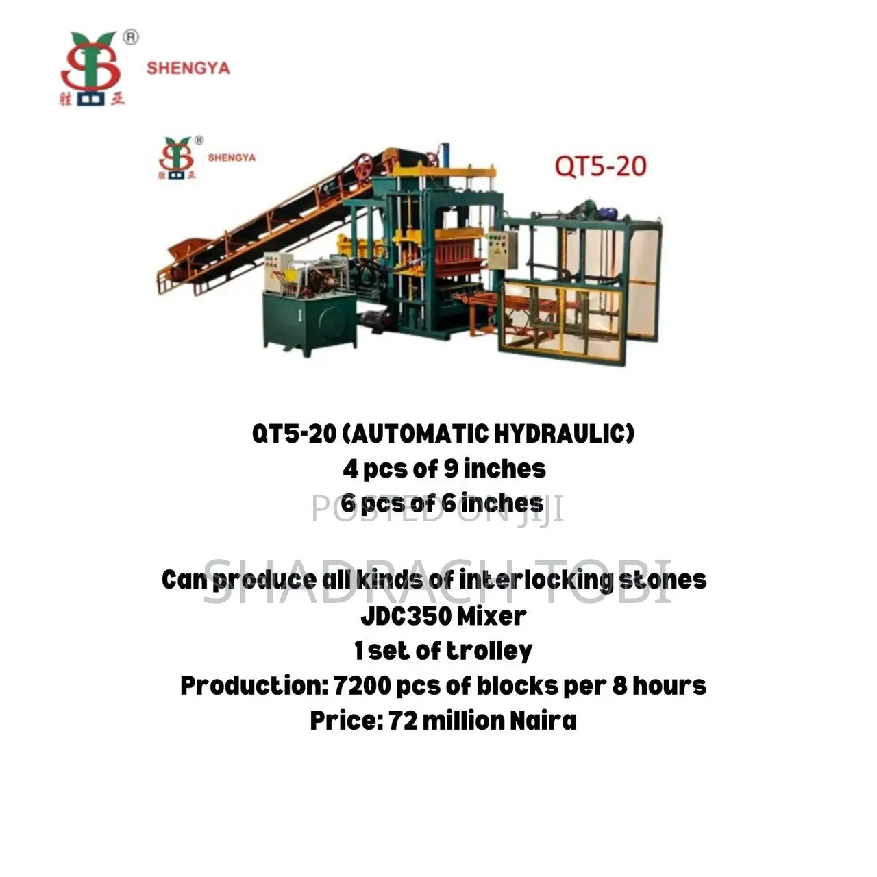 Block Forming Machine