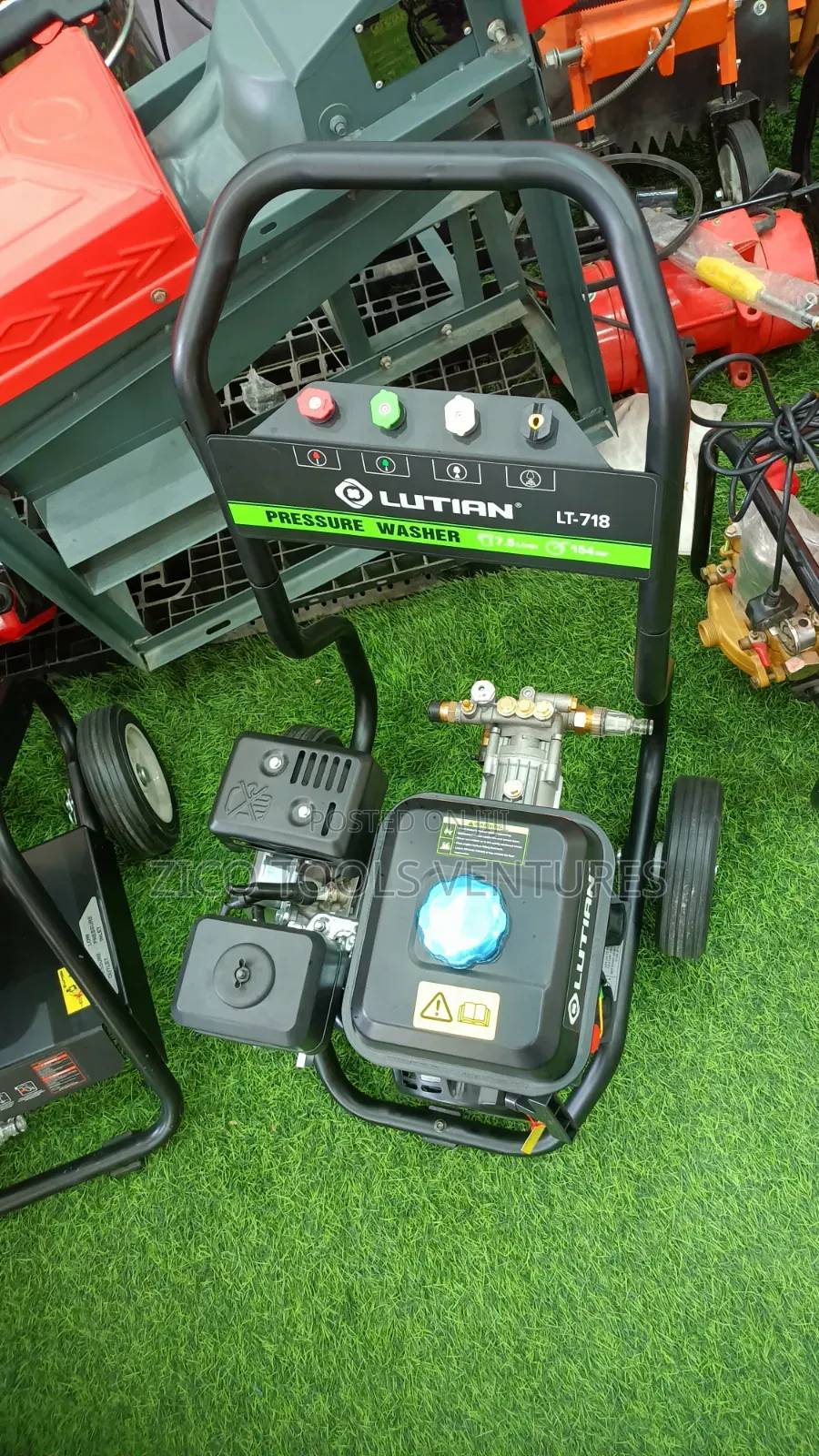 Lutian Lt-718 Gasoline-Powered Pressure Washer.