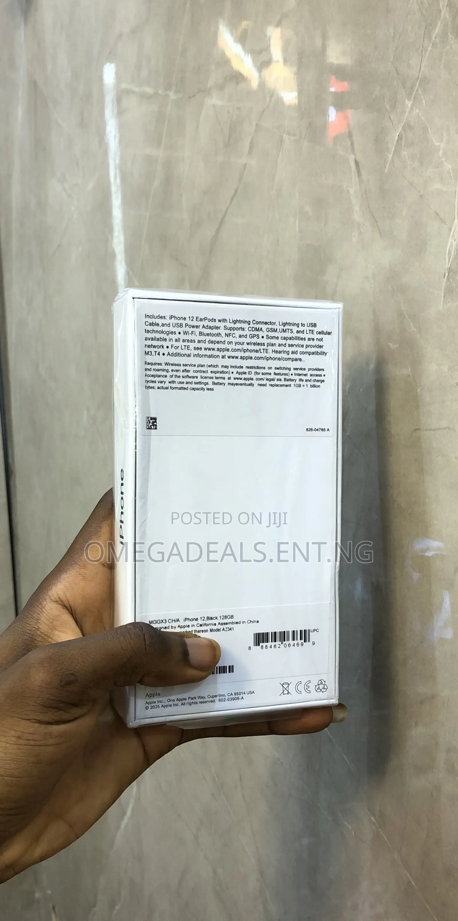 New Apple iPhone 12 128 GB Black