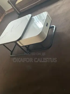 2in1 Marble Center Table With Drawer