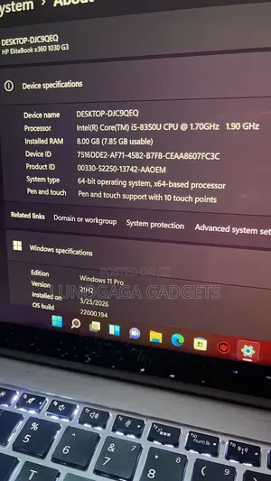Laptop HP EliteBook X360 1030 8GB Intel Core i5 SSD 256GB