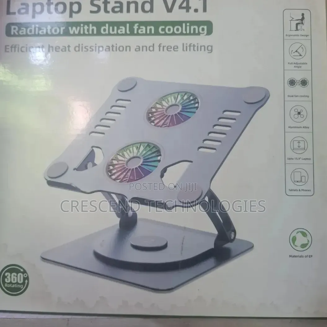 Laptop Stand With Dual Fan