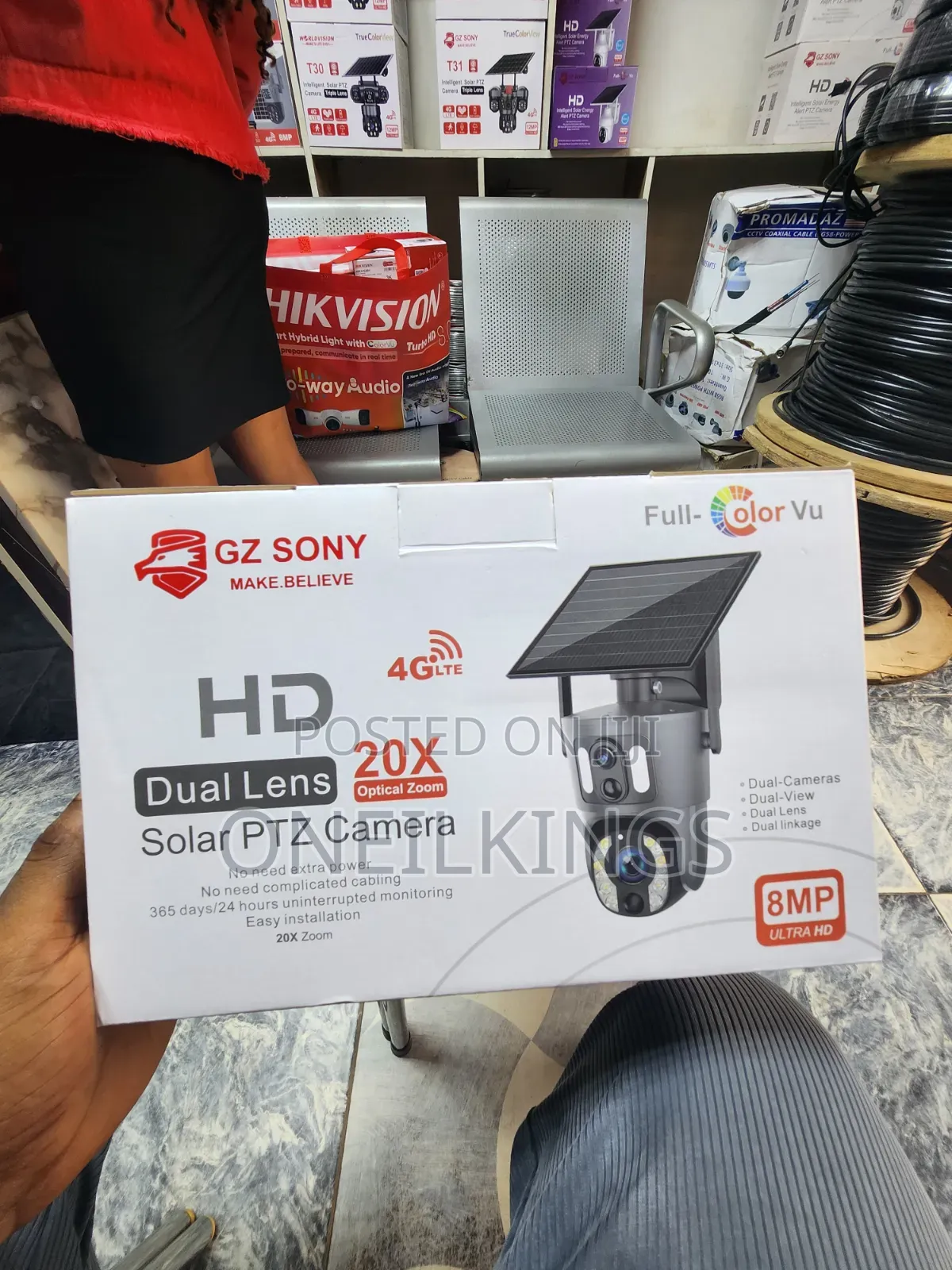 20x Zoom Solar Camera