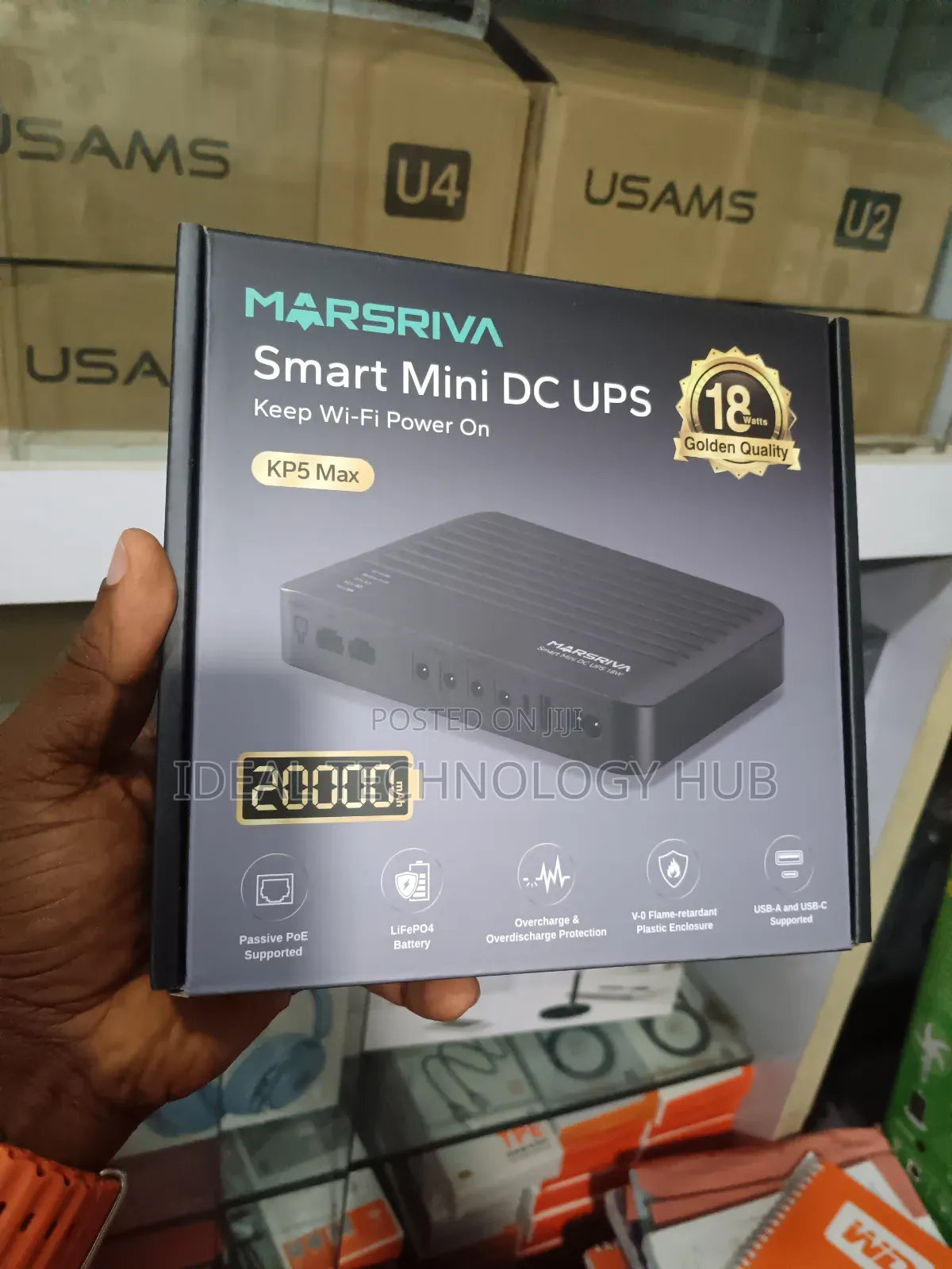Marsriva Smart Mini Dc Router Power Bank 20000mah Kp6 Max