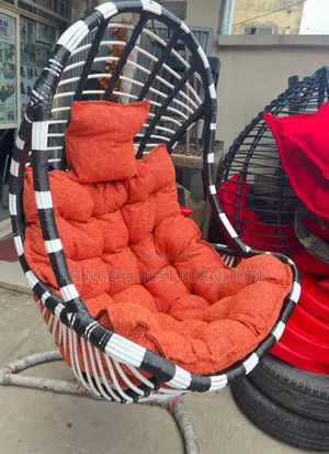 Orange Cushion Swing Chair