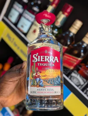 Sierra Tequila Blanco Cartoon by ( 12 Bottles )