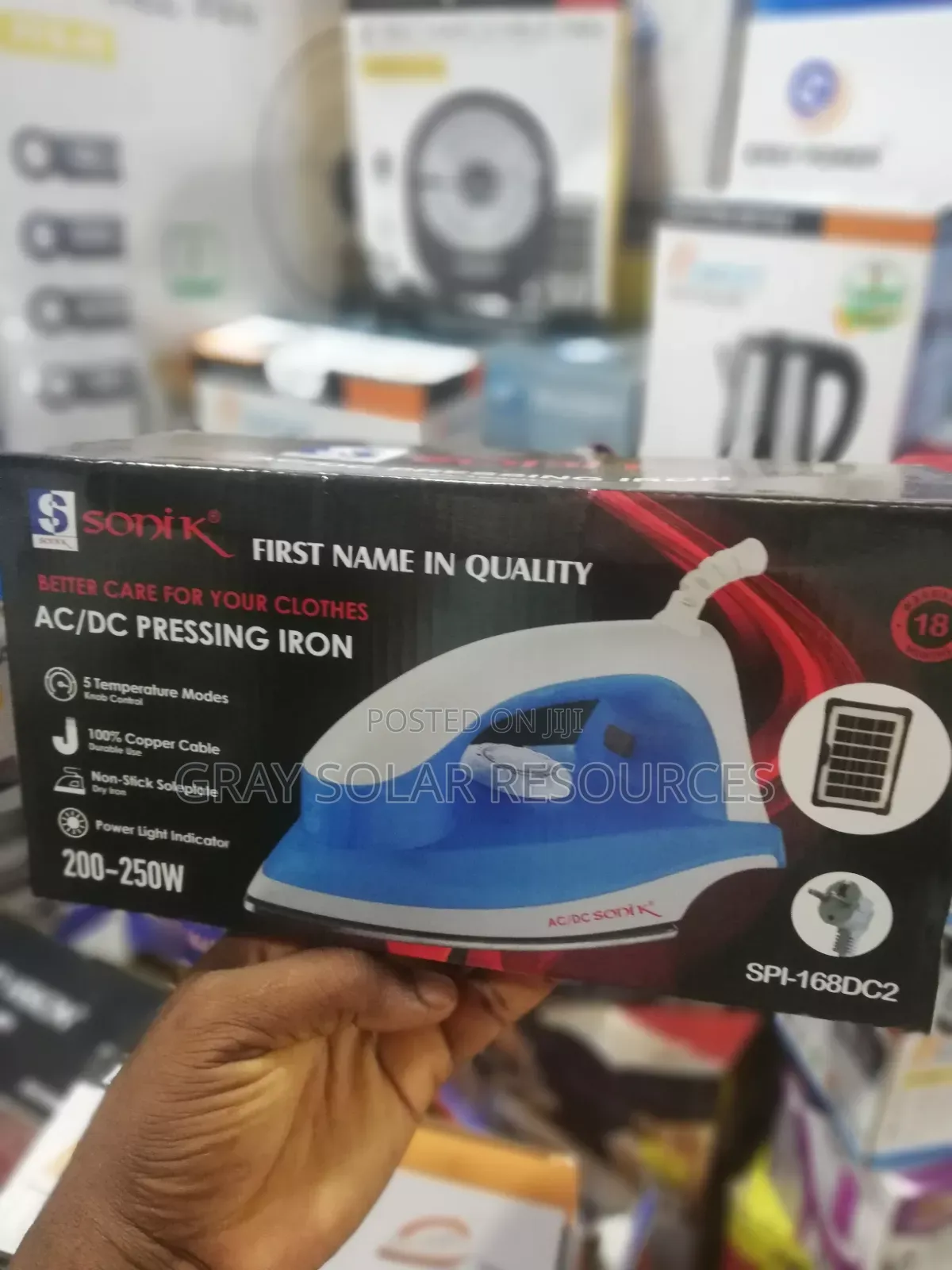 Sonik Ac/Dc 300w Pressing Iron