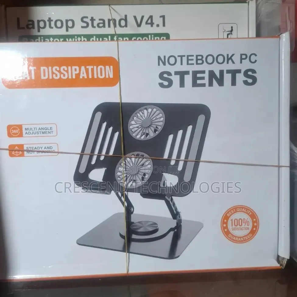 Laptop Stand With Dual Fan