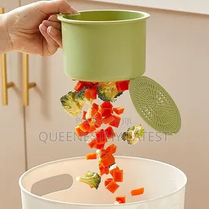 Double Layer Hanging Sink Strainer Anti-clog Waste Filter Basket