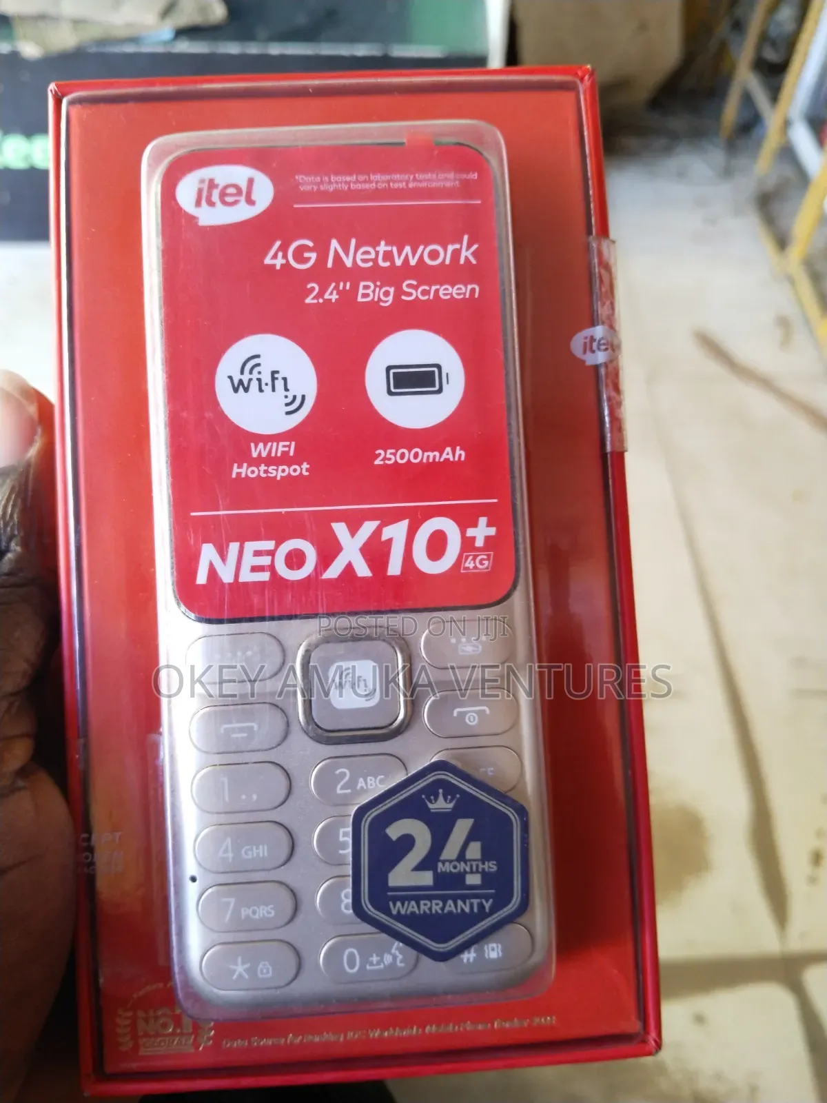 New Itel it7100 Silver