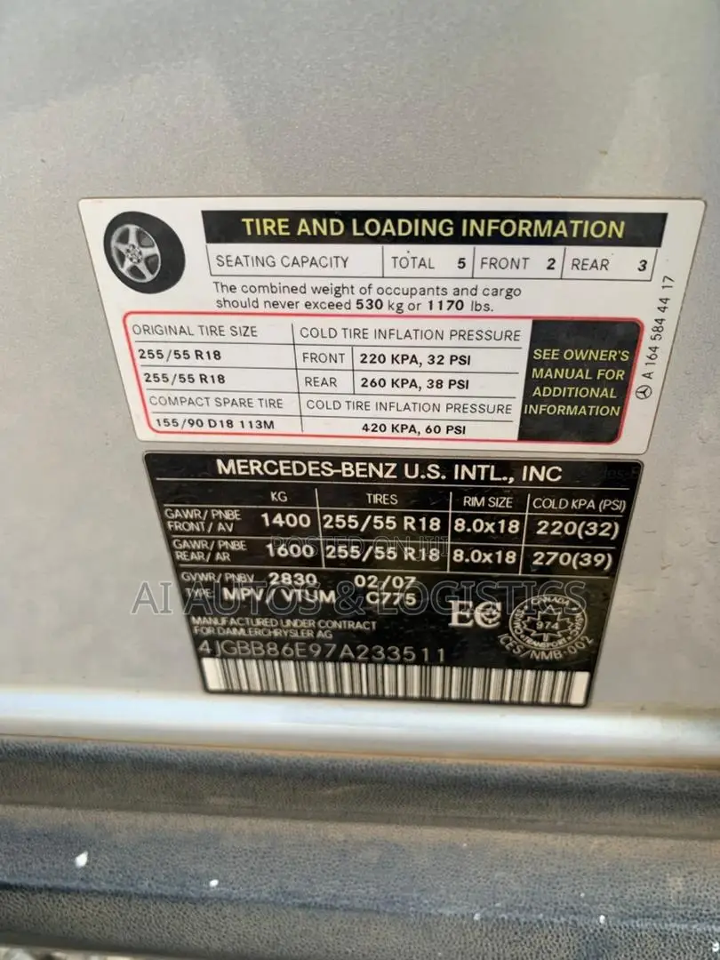 Mercedes-Benz M Class ML 350 4Matic 2008 Silver