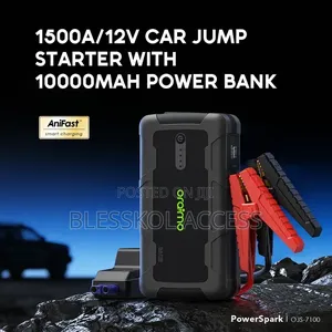 Oraimo Powerspark 1500a Car Jump Starter With 10000mah Power Bank