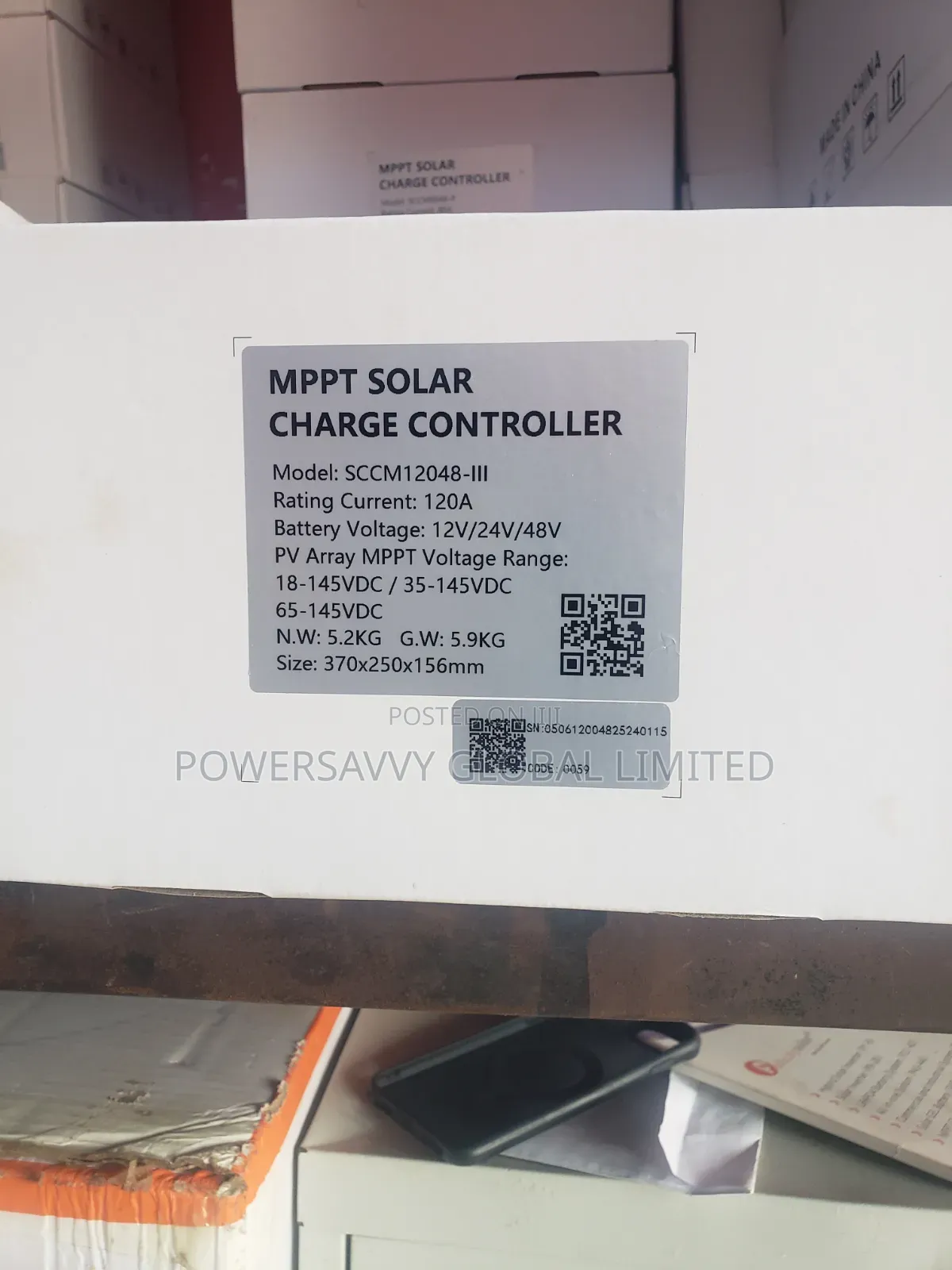 Felicity 120a Charge Controller