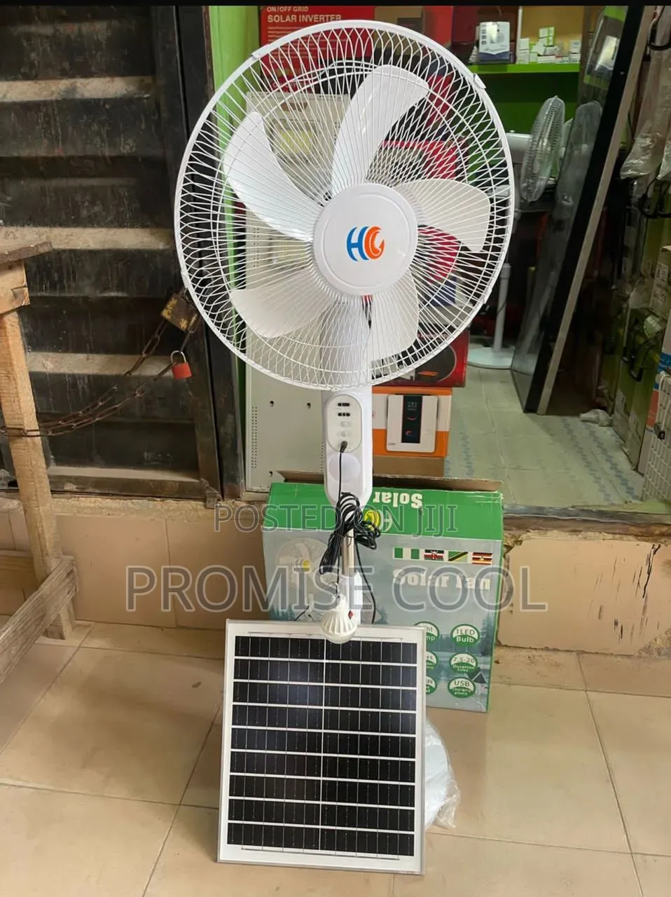 Solar Fan Standing