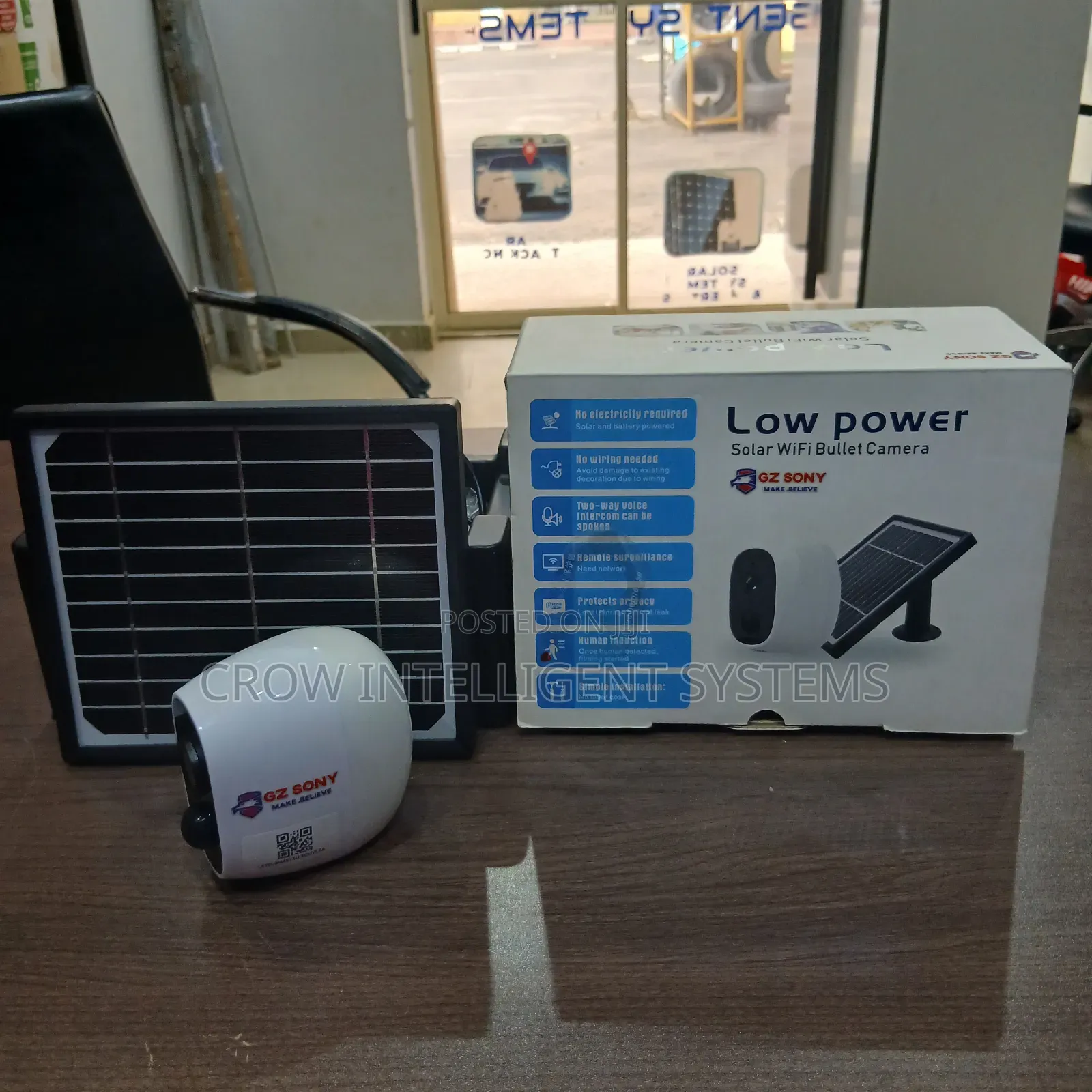 Low Power Solar Wifi Bullet Camera
