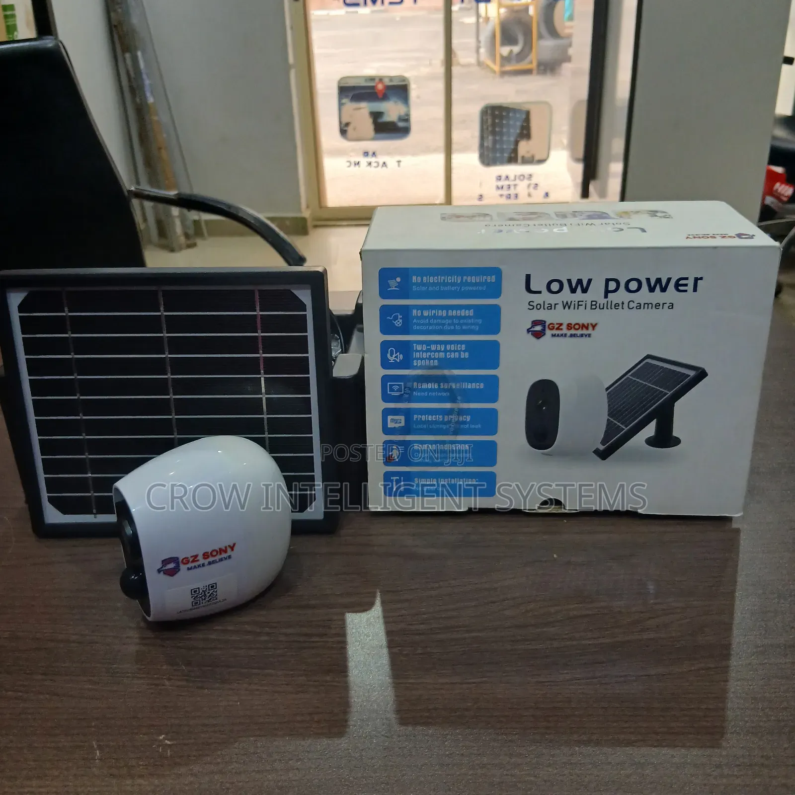 Low Power Solar Wifi Bullet Camera