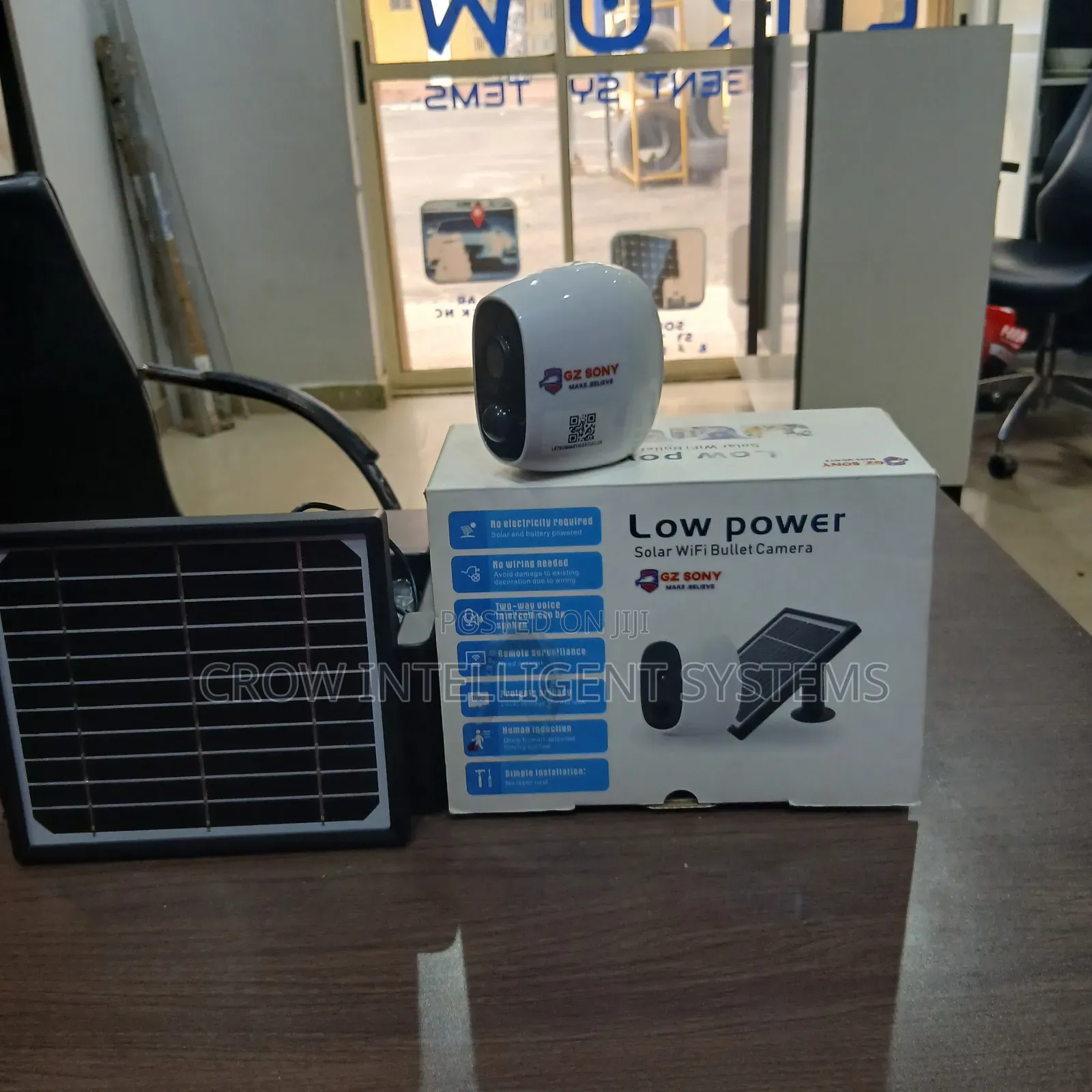 Low Power Solar Wifi Bullet Camera