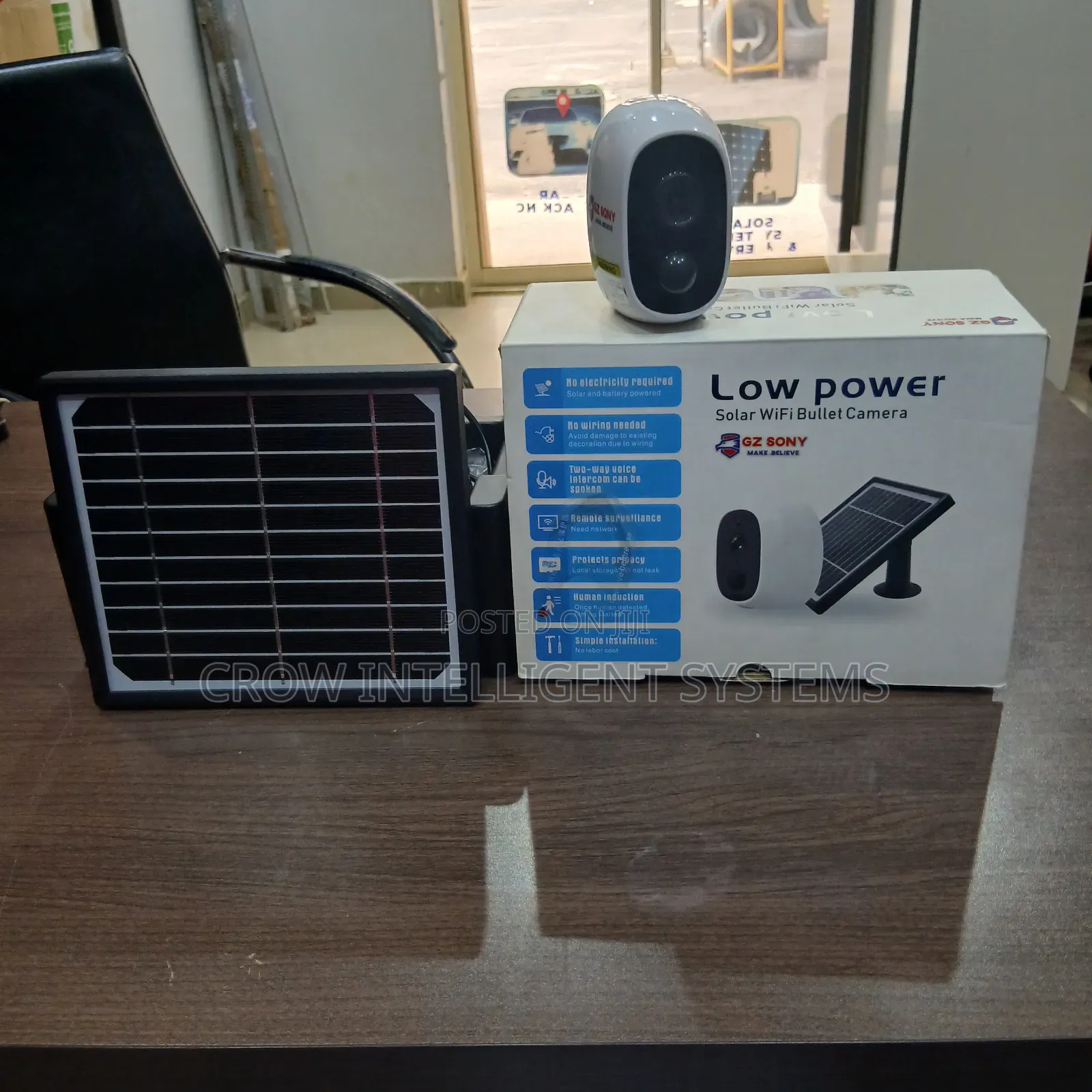 Low Power Solar Wifi Bullet Camera