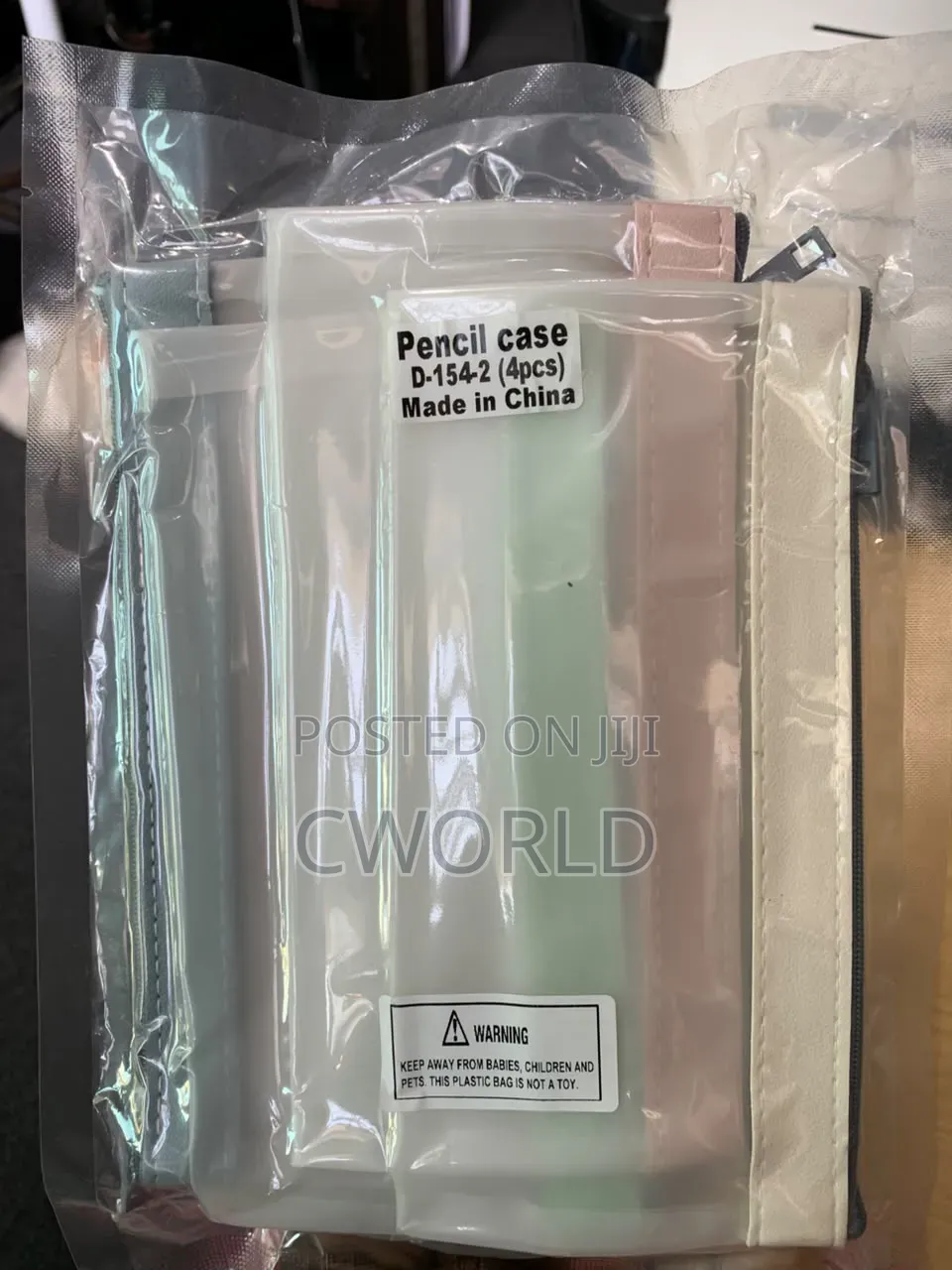 4-Pack Pencil Cases