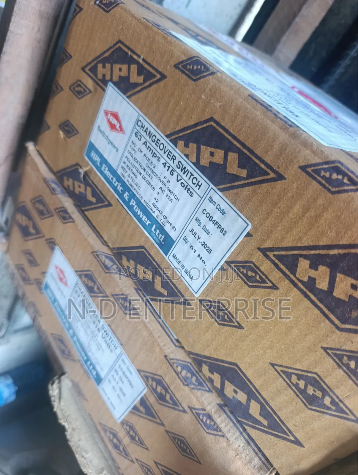 63amp Changeover Switch Control H.P.L