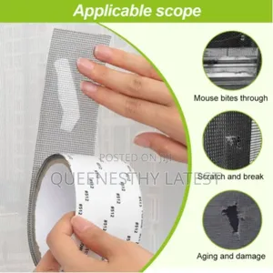 Ultra-Strong Window Net Repair Tape – Anti-Mosquito Net Patch