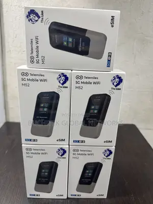 Telemiles M52 Wifi 6 5g Mobile Wifi Physical Sim and Esim