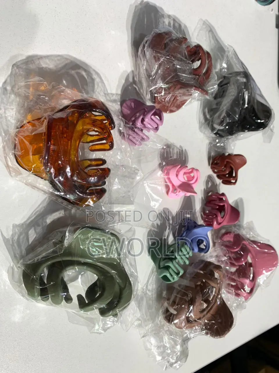 Octopus Hair Claw Clips - Assorted Colors - Multi Pack