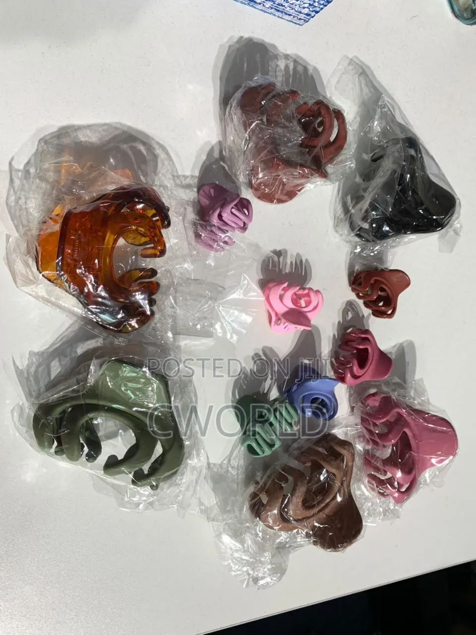 Octopus Hair Claw Clips - Assorted Colors - Multi Pack