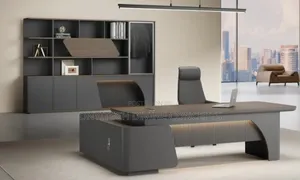 Dark Colored 2.4m Executive Office Table
