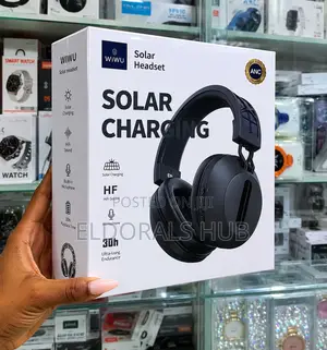 Wiwu Solar Charging Anc Wireless Headset With 30h Battery Life