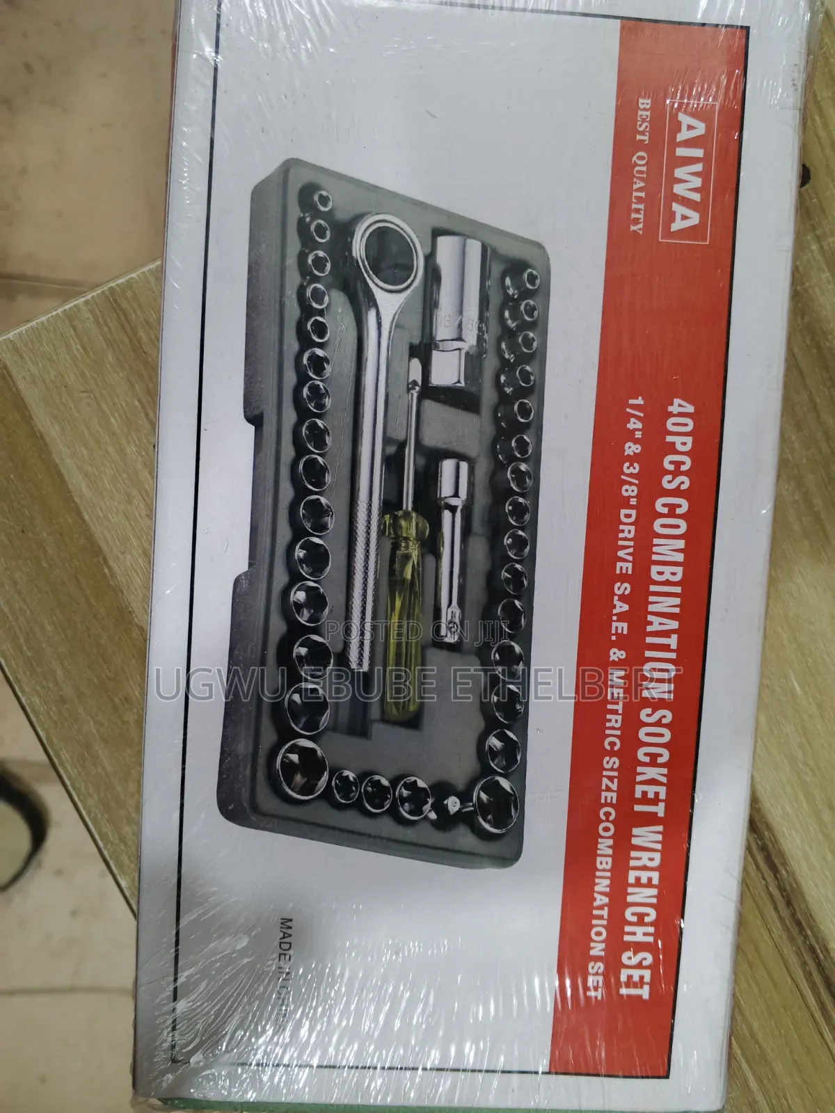 40pcs Combination Socket Wrench Set
