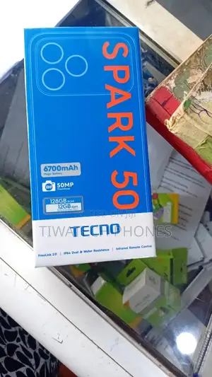 New Tecno Spark 50 128 GB Gray