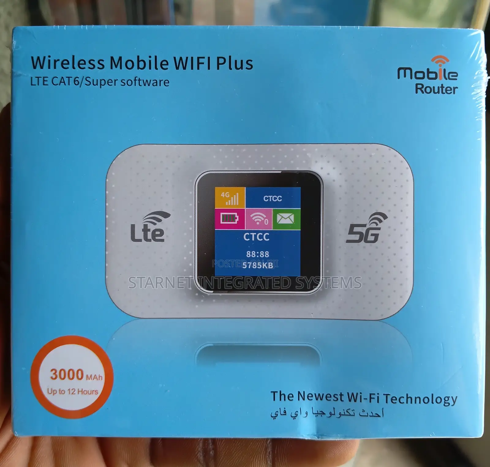 Wireless Mobile Plus 5g Lte Mifi Pocket Router With Display Screen