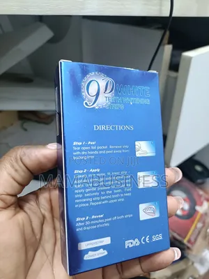 9d White Teeth Whitening Strips - 14 Pounches