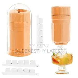 2-in-1 Rotatable Ice Maker Bottle | Touch-free Hygienic Ice Mold